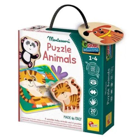 Montessori Holz-Puzzle - Tiere
