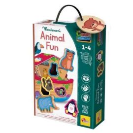 Montessori Holz-Lernspielzeug - Animal Fun (Arche Noah)
