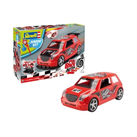 Revell Pull Back Rallye Car, rot im Maßstab 1:20