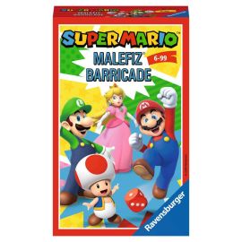 Ravensburger 20529 - Super Mario Malefiz,  Mitbringspiel für 2-4 Spieler, ab 6 Jahren, kompaktes Format, Reisespiel, S