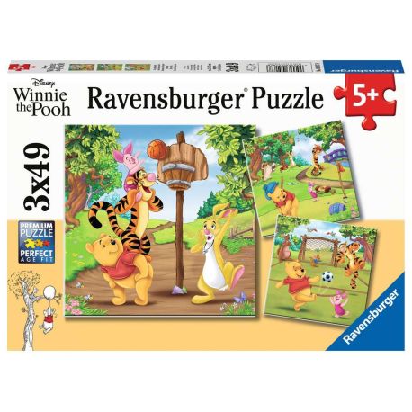 Ravensburger 5187 Puzzle Tag des Sports 3 X 49 Teile
