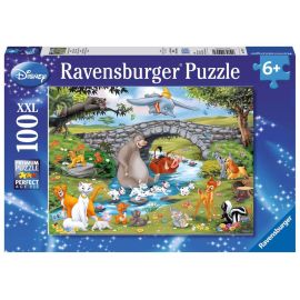 Ravensburger 10947 Puzzle Die Familie der Animal Friends 100 Teile XXL