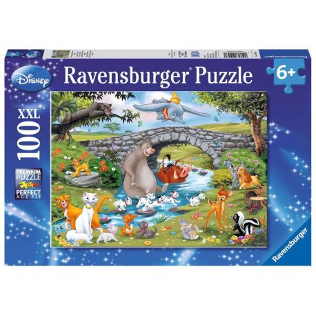 Ravensburger 10947 Puzzle Die Familie der Animal Friends 100 Teile XXL
