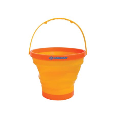 Schildkröt Funsports - Kunststoff FALTEIMER (Folding Bucket), Farbe:gelb / rot