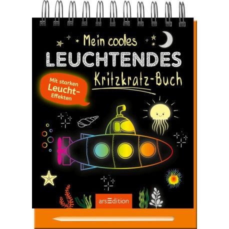 Mein cooles leuchtendes Kritzkratz-Buch
