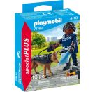 PLAYMOBIL 71162 Polizist mit Spürhund