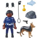 PLAYMOBIL 71162 Polizist mit Spürhund