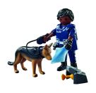 PLAYMOBIL 71162 Polizist mit Spürhund