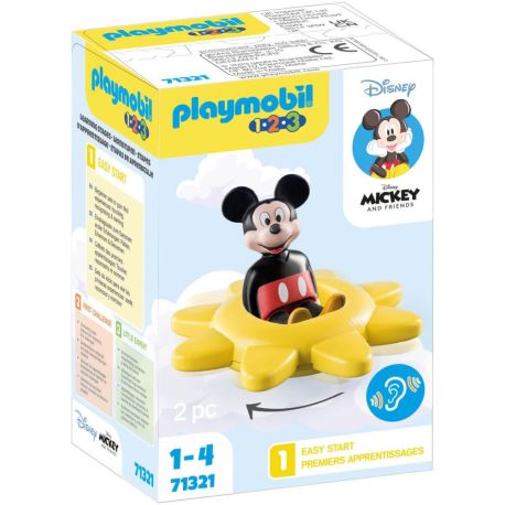 PLAYMOBIL 71321 1.2.3   Disney: Mickys Drehsonne mit Rasselfunktion