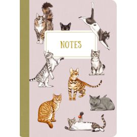 Notizhefte DIN A5 - Notes (I love cats   dogs), sort.