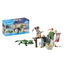 PLAYMOBIL 71473 Pirat mit Alligator
