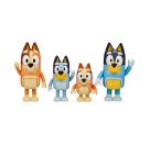 mooseToys BLUEY Figuren 4er pack - Familie