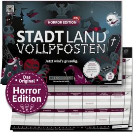 STADT LAND VOLLPFOSTEN® - HORROR EDITION - Jetzt wird’s gruselig. - A4