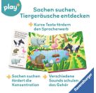 Ravensburger Play+ Mein allererstes Soundbuch: Im Dschungel, Baby-Buch ab 1 Jahr
