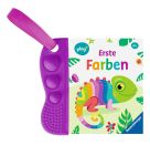 Ravensburger Play+ flip pop: Erste Farben (Mein allererstes Beißbuch), Baby-Buch ab 6 Monate