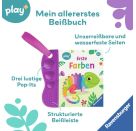 Ravensburger Play+ flip pop: Erste Farben (Mein allererstes Beißbuch), Baby-Buch ab 6 Monate