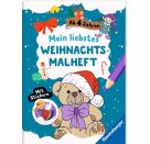 Mein liebstes Weihnachtsmalheft mit Stickern ab 4