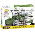 COBI 2297 Willys MB + trailer