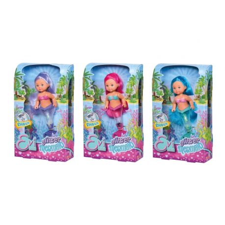 Evi Love Glitter Mermaid, 3-sortiert