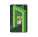 Green Glass Door