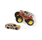 Monster Jam, Truck und Rennauto in einem Set, Maßstab 1:64