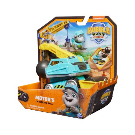 Rubble   Crew - Abrissbirnen-Baufahrzeug mit Motor-Figur (Basis Fahrzeug)