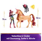 Unicorn Academy Valentina und Einhorn Cinder Set - ca. 12 cm
