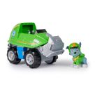PAW Patrol Jungle Pups – Schnappschildkröten-Fahrzeug mit Rocky-Figur (Basis Fahrzeug)