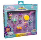 Gabby s Dollhouse, Party-Figuren Geschenkset, Party Gabby mit 6 Katzen-Figuren im festlichen Outfit