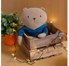 Kuschelfreunde Mister OLui blauer Hoodie, Mister OLui