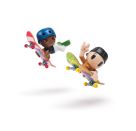 Tech Deck Sk8 Crew, 2er-Set: 2 Fingerboards jeweils mit cooler Skater-Figur