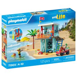 Rettungsturm mit Beach buggy