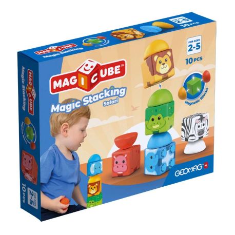 Geomag Magicube Blocks Stacking Safari 10 - TOY AWARD GEWINNER 2025