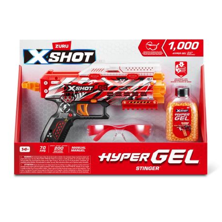 XSHOT - Hyper Gel Stinger Blaster mit Gel-Kugeln
