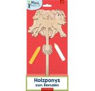 Holzponys zum Bemalen (Mini-K