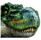 Freundeb. in Dinoform: T-Rex