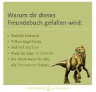 Freundeb. in Dinoform: T-Rex