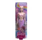 Barbie Meerjungfrau-Puppe mit fliederfarbenem Haar, Schwanzflosse in Violett und Haarband