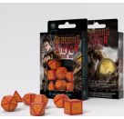 Dragon red-orange Dice Set 7