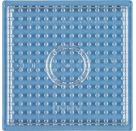 Hama® Bügelperlen Stiftplatte, 4eck, klein, transparent.