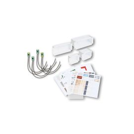 NOCH H0 micro-rooms LED-Gebäude-Beleuchtungs-Set Start-Set mit 4 LEDs + 8 Innenräumen