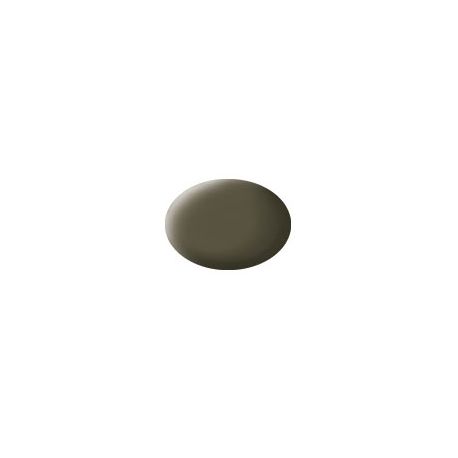 Nato-Oliv, matt RAL 7013 Aqua Color 18 ml, Revell Modellbau-Farbe auf Wasserbasis