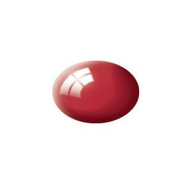 Italian Red, glänzend Aqua Color 18 ml, Revell Modellbau-Farbe auf Wasserbasis