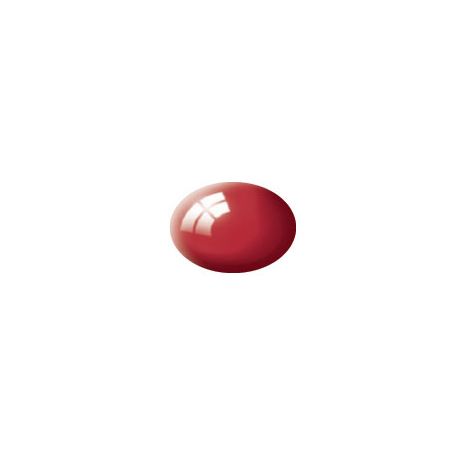Italian Red, glänzend Aqua Color 18 ml, Revell Modellbau-Farbe auf Wasserbasis