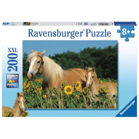 Ravensburger 12628 Puzzle Pferdeglück 200 Teile XXL