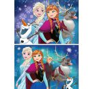Ravensburger 9074 Puzzle Frozen - Nordlichter 2 X 24 Teile