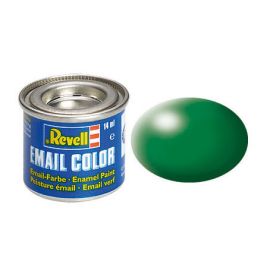 laubgrün, seidenmatt RAL 6001 14 ml-Dose, Revell Modellbau-Farbe auf Kunstharzbasis