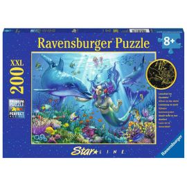 Ravensburger 13678 Puzzle Leuchtendes Unterwasserparadies 100/200 Teile XXL