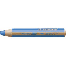 Multi-talented pencil STABILO® woody 3 in 1STABILO woody mittelblau wasservermalbar