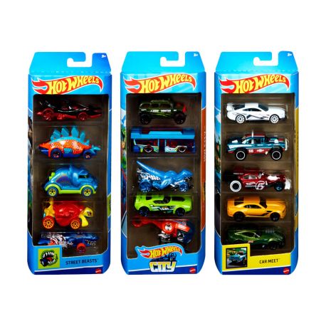 Mattel Hot Wheels 5-er Geschenkset, sortiert